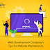 Web Development Company's Tips for Website Maintenance