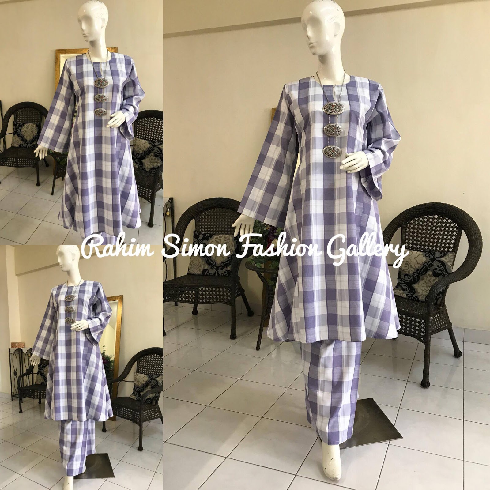 Pemborong Pakaian Baju  Kurung  Johor Riau Tradisional Klasik 