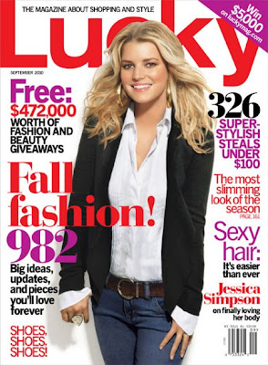 Jessica Simpson Looking Beautiful On Lucky Mag Cover