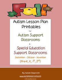  Fall Printables for Autism Support Classrooms