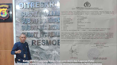 Heboh TPPO Bandar Lampung, Ini Peran PPWI Lampung Timur Cs Bantu Polda Bongkar Kasus TPPO