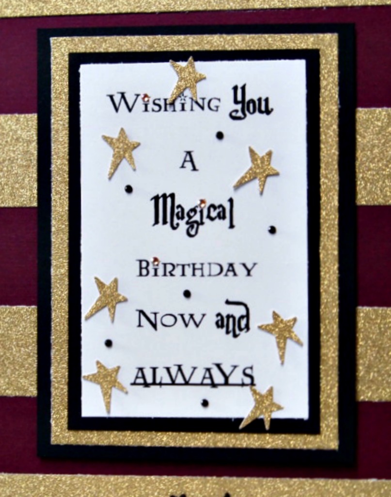The Answer Is Chocolate: Harry Potter Birthday Card
