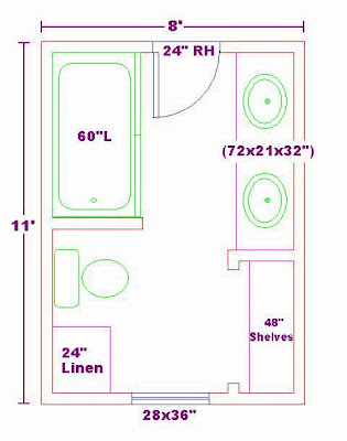  Denah Kamar Mandi  2 5 x 3 5 Meter Desain Denah  Rumah 