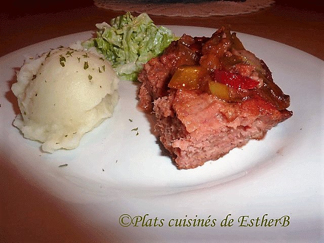 Les Plats Cuisines De Esther B Pain De Jambon Aux Pommes Et A L