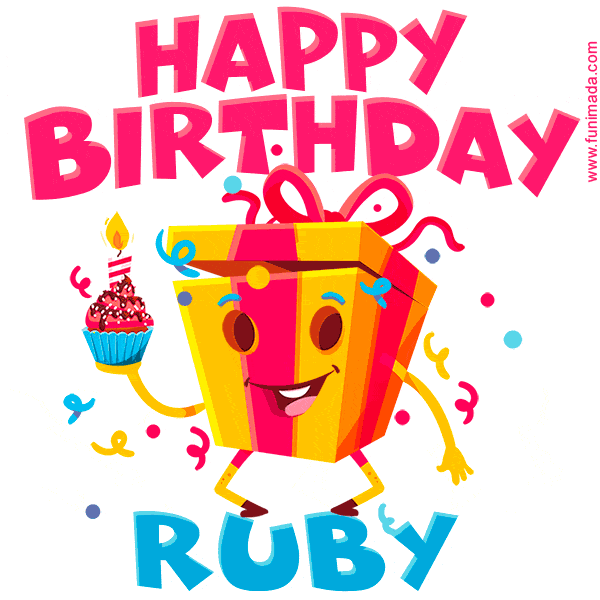 happy birthday ruby images