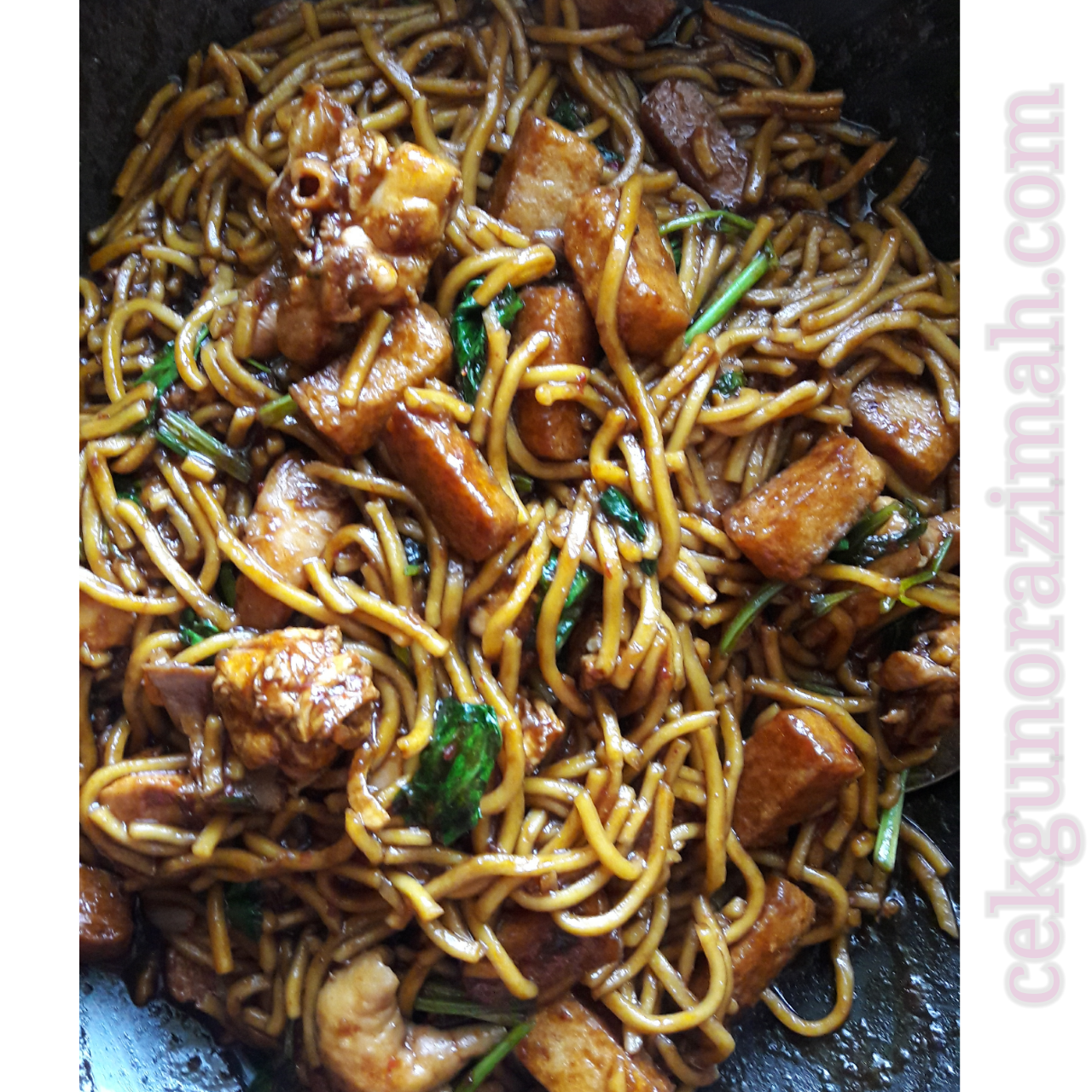 Resepi mee goreng kicap pedas ~ CikguNorazimah