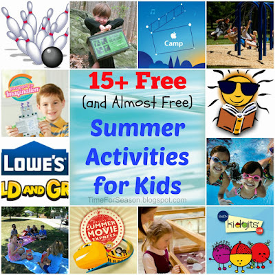 15 Free Summer Activites for Kids