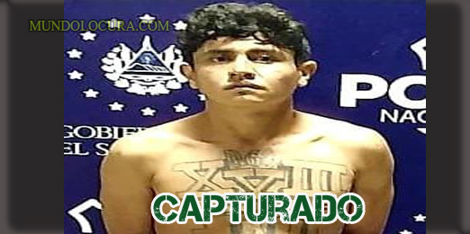El Salvador: Capturan a alias "Tiroloco" : peligroso terrorista con multiples antecedentes desde el 2013