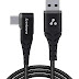 Ambrane 3A USB Type C 30W Fast Charging Unbreakable Braided Cable