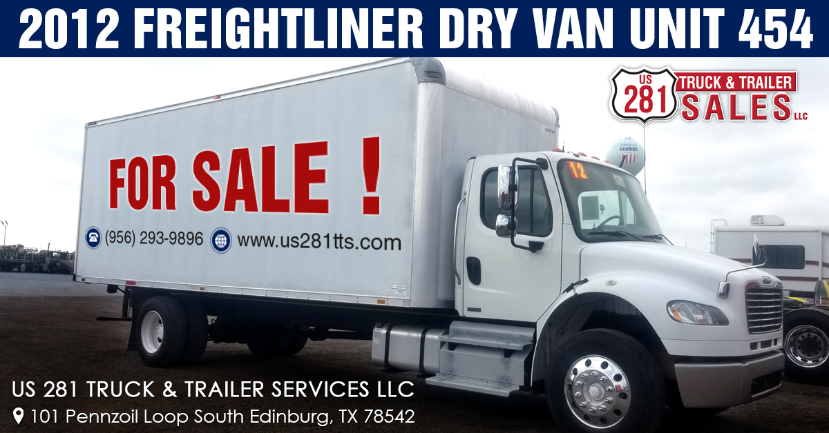 2012 Freightliner Business Class M2 106 Dry Van Truck For Sale in Edinburg