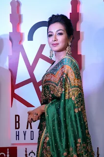 Actress Catherine Tresa Stills at Bazaar Hyderabad Launch at Putlibowli