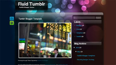 Fluid Tumblr Blogger Template 2014