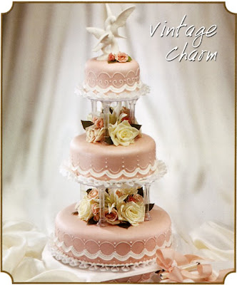 Vintage Wedding Cakes And Toppers