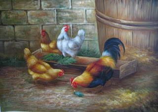 Animal-Oil Painting-Wallpaper