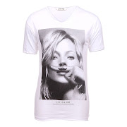 Eleven Paris Mick Jagger V Neck Tshirt White (eleven paris kate moss zoom)