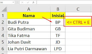 Cara Mengambil Inisial Nama Di Excel Secara Otomatis