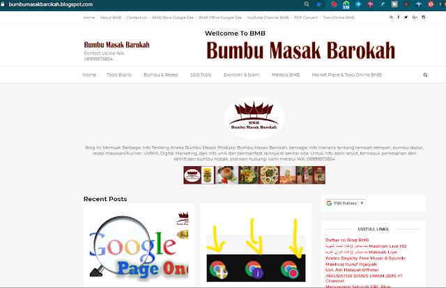 Blog Bumbu Masak Barokah