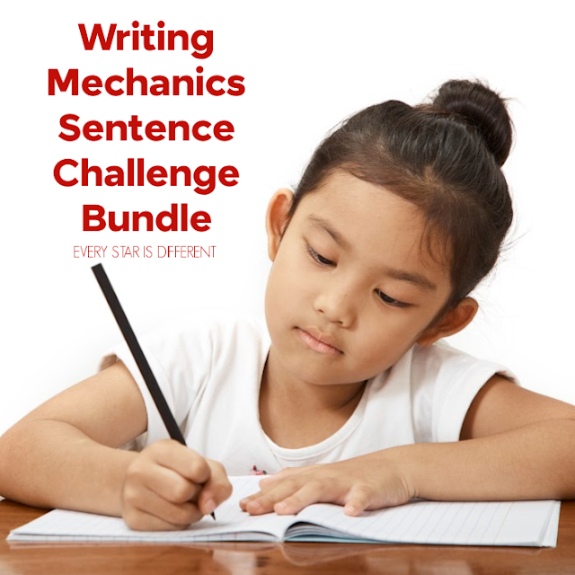 Writing Mechanics Sentence Challenge Bundle