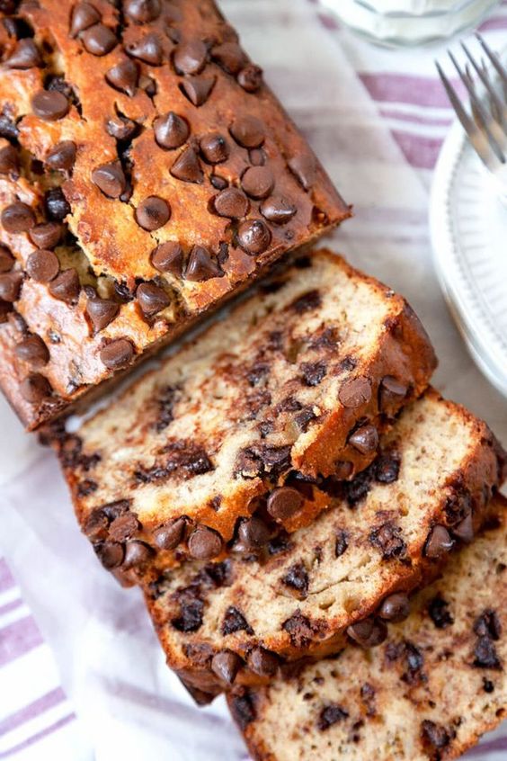 This simply irresistible Chocolate Chip Banana Bread is the best I’ve ever had. It’s light and fluffy, perfectly moist, and full of banana flavor. I spent four months and tested over 20 different bana
