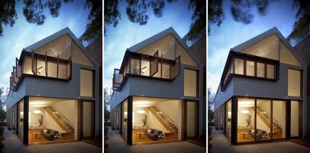  Rumah  Sederhana  Terbuka Dua  Lantai  Desain Rumah  Modern 