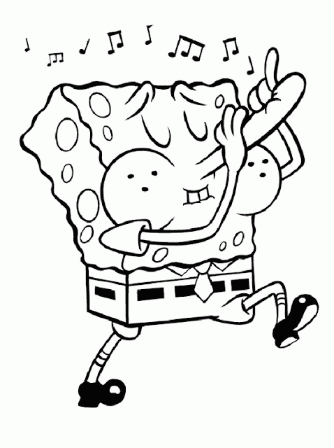 Spongebob Coloring Pages for Kids 11