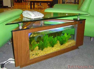 Megan Fox Meja aquarium 