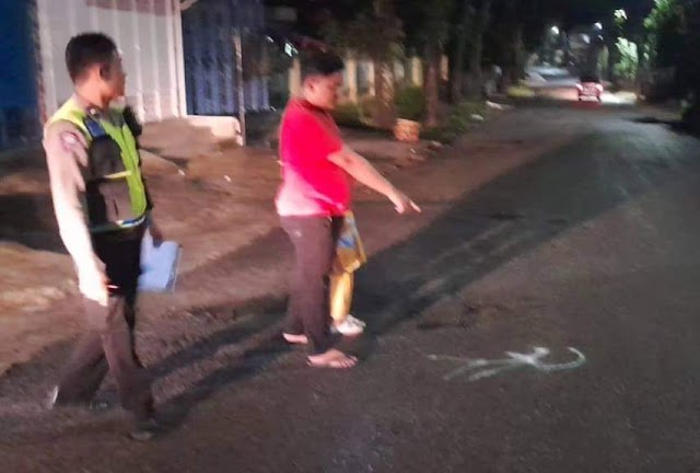 Pengendara Honda Verza Luka Luka Jadi Korban Tabrak Lari Didepan Toko UD Serasi Perabot