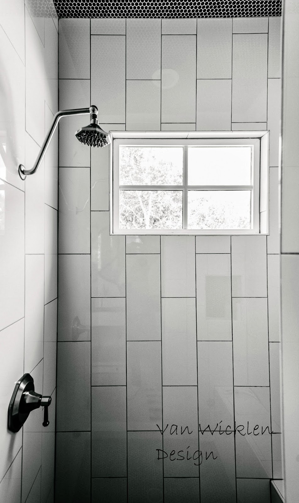 Black And White Penny Tile Bathrooms | Home and Garden Show