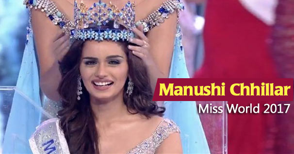 India's Manushi Chhillar Wins Miss World 2017