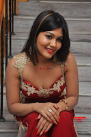 Rachana Smith in a Red Deep Neck Leg Split Gown ~  Exclusive Galleries 051.jpg