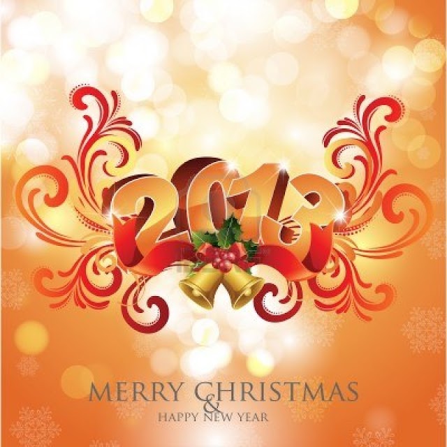 Merry Christmas & Happy New Year Cards Free