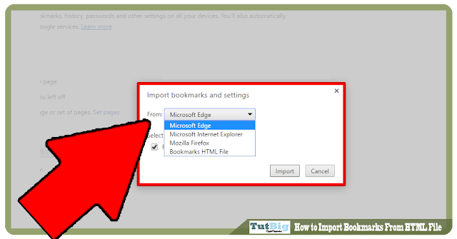How to Import Bookmarks From HTML File