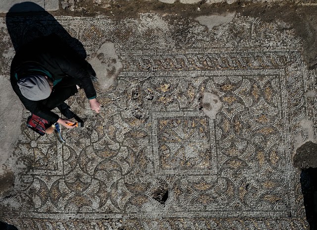 Στην αρχαία πόλη της Περγάμου, στη Σμύρνη της Τουρκίας, αποκαλύπτεται ένα σύμπλεγμα με την ονομασία «Οικία του Ψηφιδωτού» της ρωμαϊκής περιόδου [Credit: ΑΑ].