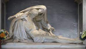 Dupré's Pietà for the family tomb of the Marchese   Bichi-Ruspoli is seen as his finest work
