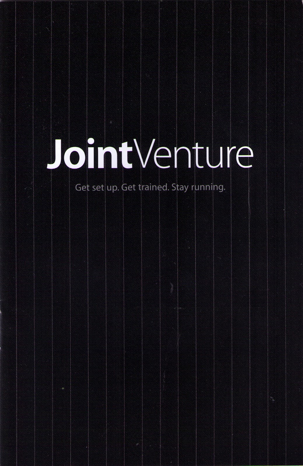joint venture brochure from the apple store in its early days apple ...