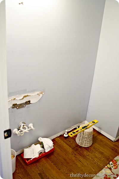 covering drywall damage