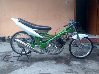 modifikasi satria drag