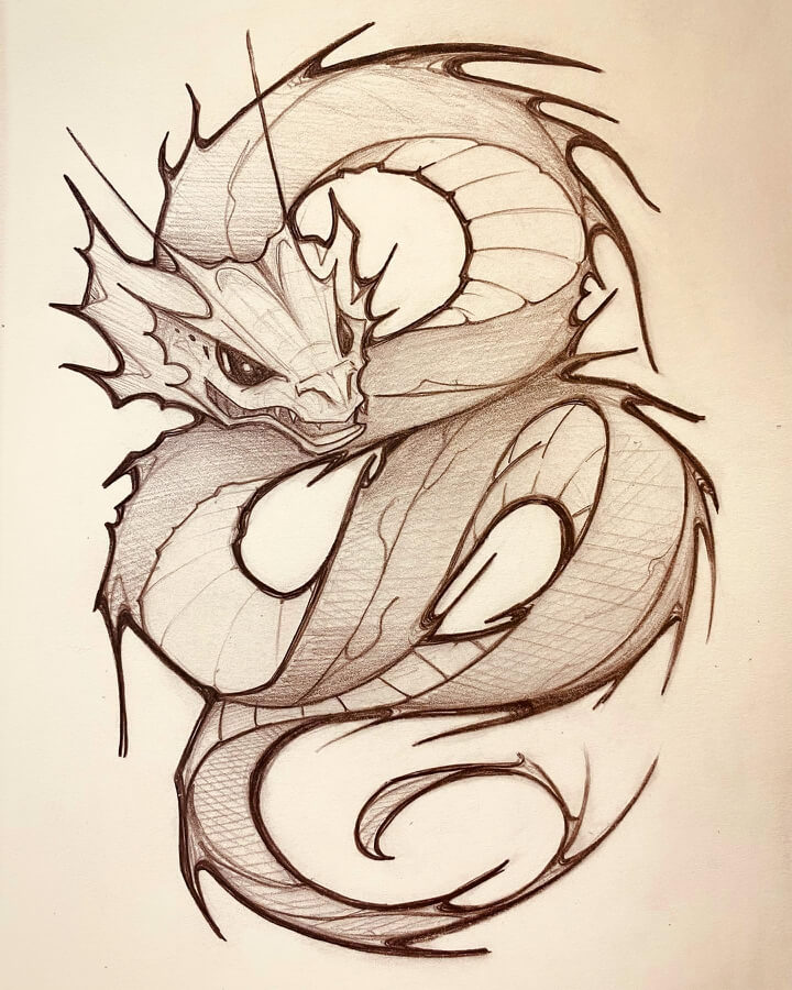 03-Water-Dragon-Creature-Drawings-Karrit-Moss-www-designstack-co