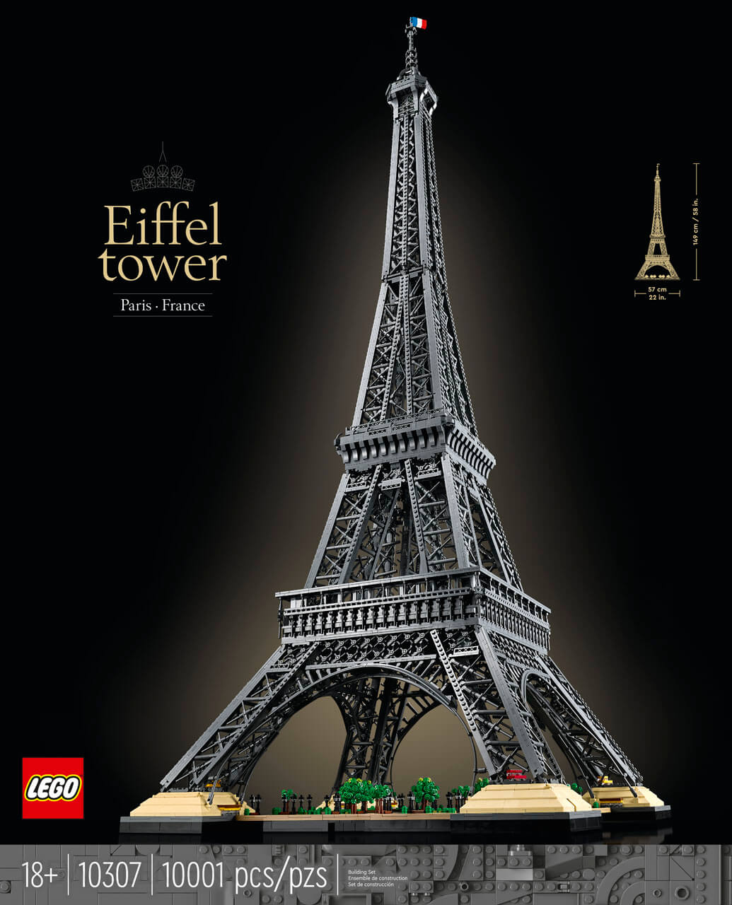  LEGO Architecture The Eiffel Tower Building Set by LEGO : Toys  & Games