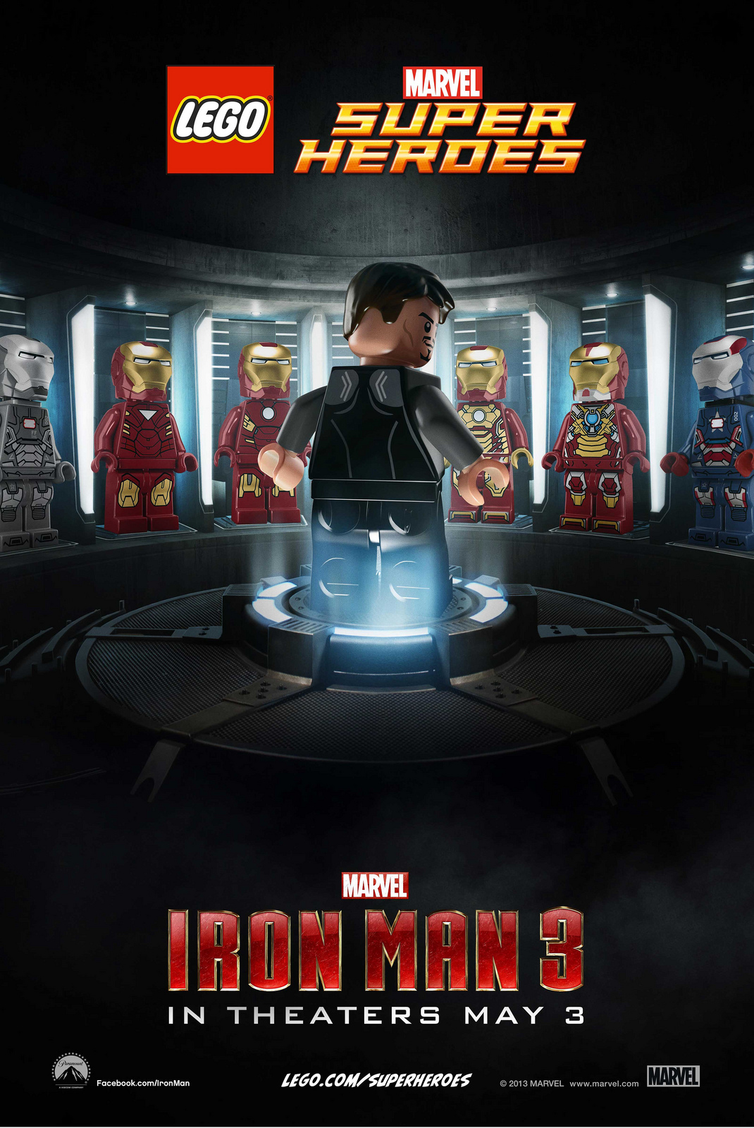 CINE 1: Dos poster de LEGO Iron Man 3