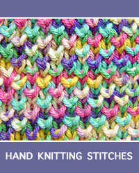 Learn Bee Brioche Pattern with our easy to follow instructions at HandKnittingStitches.com