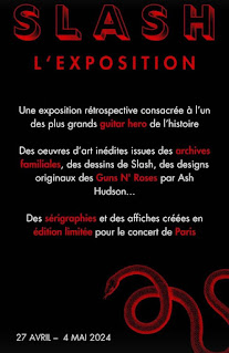 Exposition SLASH @ Matt's Guitar Shop, Paris, du 27 Avril 2024 au 04 Mai 2024