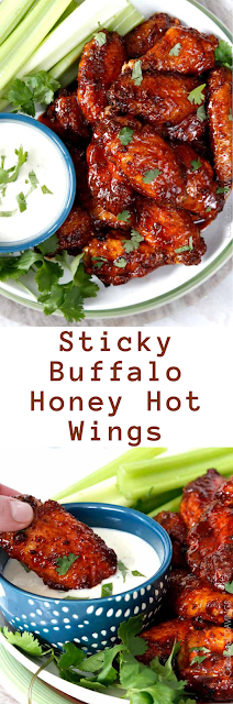 Sticky Buffalo Honey Hot Wings