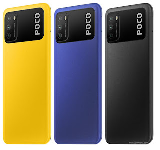 Poco M3 Yellow, Poco M3 Black, Poco M3 Blue