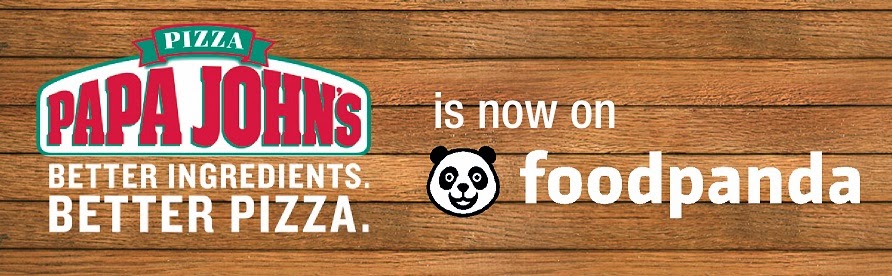 Papa John's is now with foodpanda