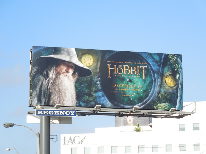 Gandalf Hobbit Unexpected Journey billboard
