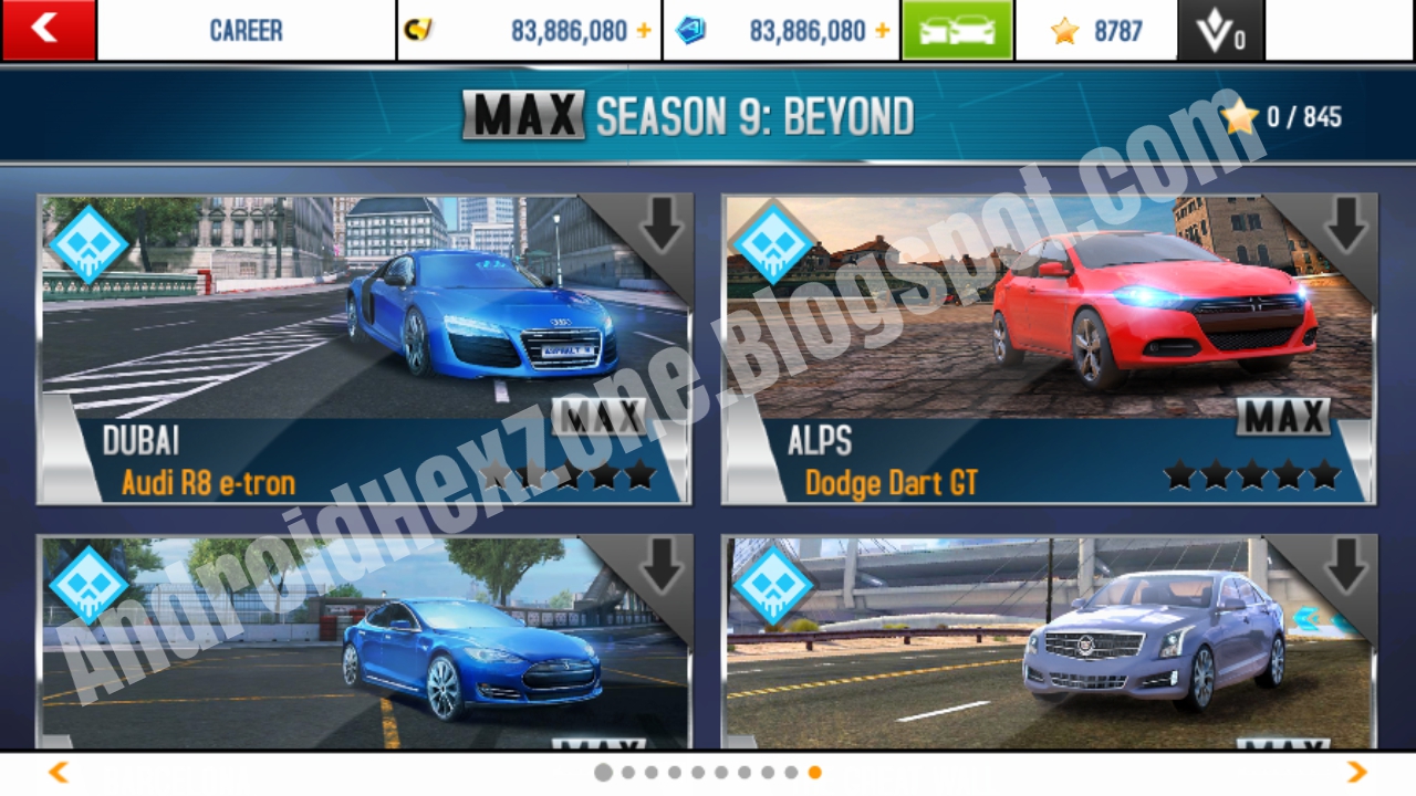 Asphalt 8 Airborne 2.7.1a Android Hacked Save Game Files