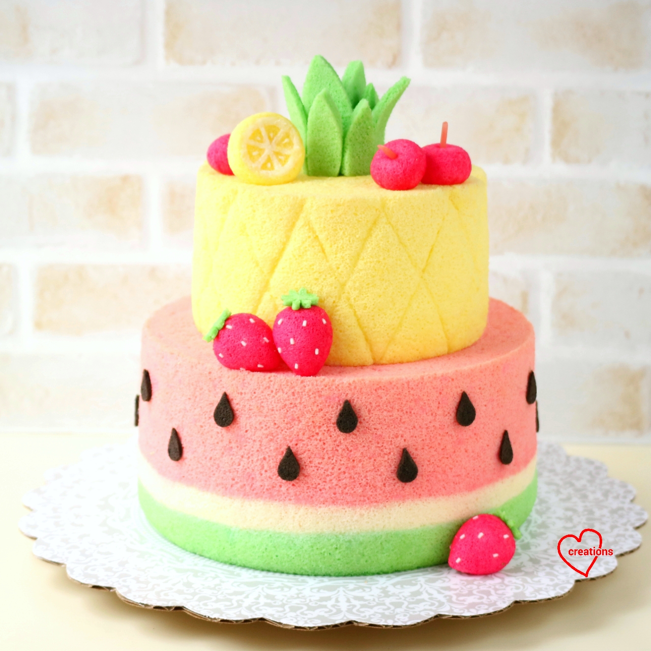 Loving Creations for You: 'Pineapple Watermelon' Fruits ...