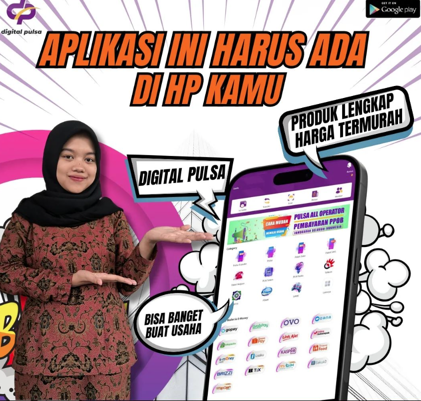 Daftar Digital Pulsa