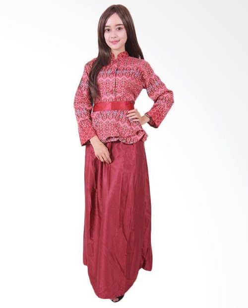 10 Model Gamis Batik Orang Gemuk Terbaru 2018